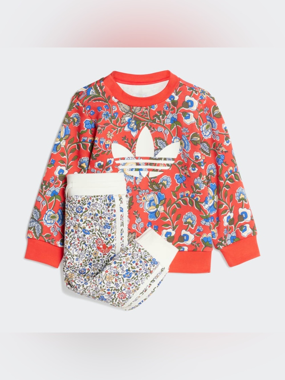Adidas originals floral toddler crew set